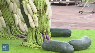 Rekordní zeleninová socha