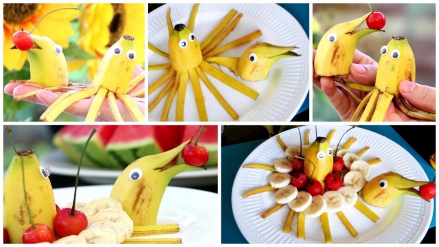 Banánová dekorace